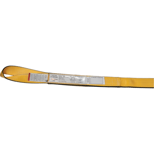Nylon Slings, Single Ply, Twisted Eye, Type 4, 3" W x 3' L, 4700 lbs. Vertical Load Limit Meunier Outillage Industriel