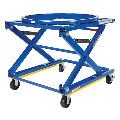 Adjustable Pallet Stand - Mobile, 42-1/2" L x 40" W, 1500 lbs. Cap. Meunier Outillage Industriel