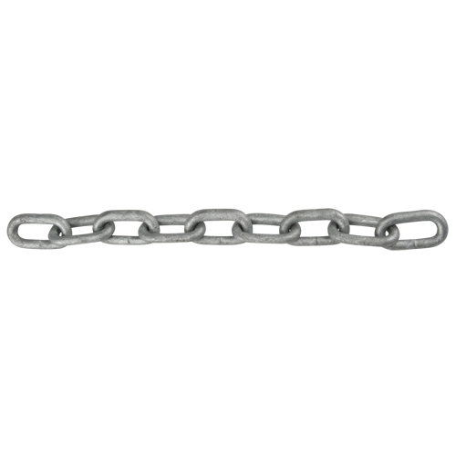 Straight Link Chain, Low Carbon Steel, 1" x 100' (30.4 m) L, Grade 30, 17900 lbs. (8.95 tons) Load Capacity Meunier Outillage Industriel