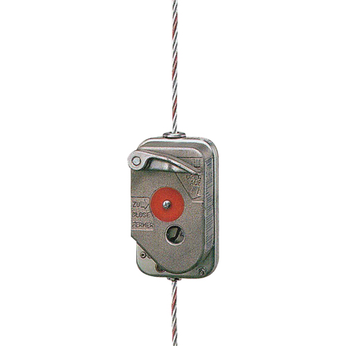 Dispositif de s&eacute;curit&eacute; sur c&acirc;ble d'acier Blocstop BSO 1020 Meunier Outillage Industriel