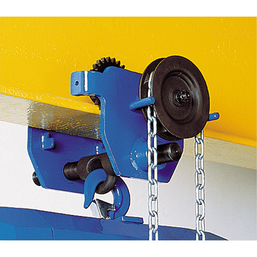 Corso&reg; Geared Trolley, 4000 lbs. (2 tons) Capacity, 2-3/5" - 8-2/3" Meunier Outillage Industriel