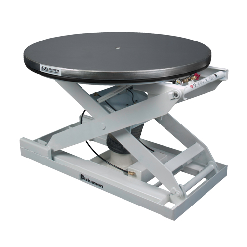 EZ Loader&reg; E Self-Levelling Pallet Positioner - Stainless Platform, 43" L x 43" W, 4000 lbs. Cap. Meunier Outillage Industriel