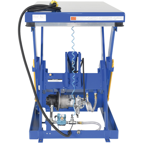 Table &eacute;l&eacute;vatrice &agrave; ciseaux hydraulique, Acier, 60" lo x 30" la, Cap. 3000 lb Meunier Outillage Industriel