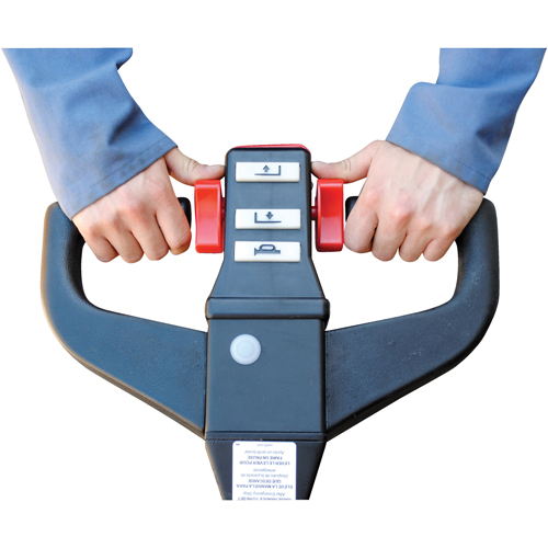 Fully Powered Electric Pallet Truck, 4500 lbs. Cap., 48" L x 30.25" W Meunier Outillage Industriel