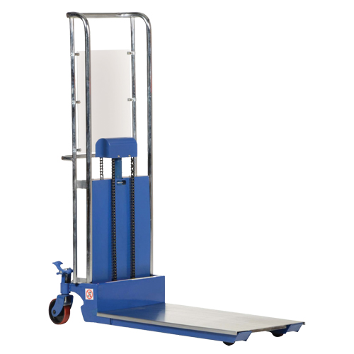 Gerbeur Hefti-Lift, M&eacute;canisme Pompe au pied, Capacit&eacute; de 300 lb, Levage max de 59" Meunier Outillage Industriel