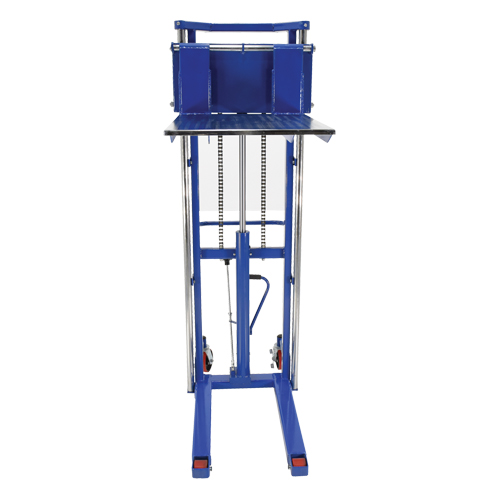 Gerbeur Hefti-Lift, M&eacute;canisme Pompe au pied, Capacit&eacute; de 1500 lb, Levage max de 63" Meunier Outillage Industriel