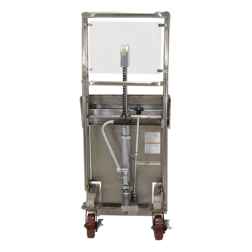 Gerbeur Hefti-Lift, M&eacute;canisme Pompe au pied, Capacit&eacute; de 450 lb, Levage max de 45-5/8" Meunier Outillage Industriel