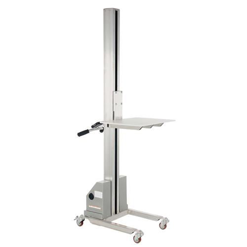 Gerbeur &agrave; levage rapide, M&eacute;canisme &eacute;lectrique, Capacit&eacute; de 125 lb, Levage max de 72" Meunier Outillage Industriel