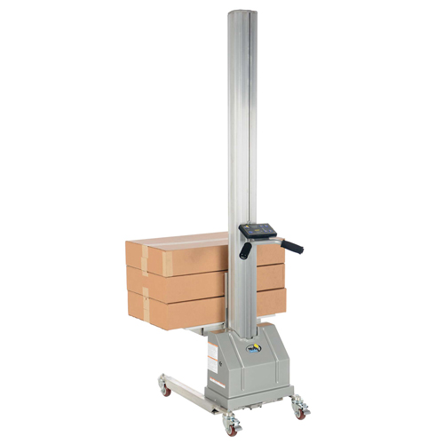 Gerbeur &agrave; levage rapide, M&eacute;canisme &eacute;lectrique, Capacit&eacute; de 125 lb, Levage max de 72" Meunier Outillage Industriel