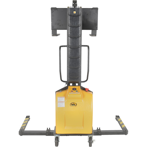 Narrow Mast Powered Lift Stacker, Electric Operated, 1000 lbs. Capacity, 63" Max Lift Meunier Outillage Industriel