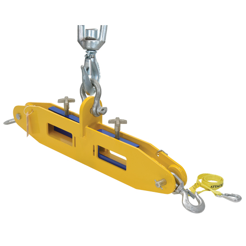 Poutre de levage pour chariot &eacute;l&eacute;vateur, Ouverture des fourches 7" x 2-1/2" Meunier Outillage Industriel