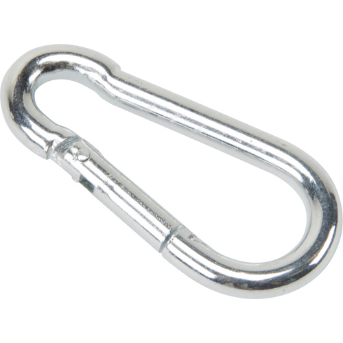 Zinc Plated Snap Hook, 220 lbs (0.11 tons) Working Load Limit, 3/16" Size, 5/16" Eye Meunier Outillage Industriel