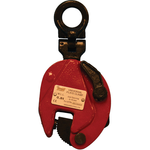 Griffe de levage universelle VUPC, 1600 lb (0,8 tonne), Ouverture de la m&acirc;choire de 0" - 19/32" Meunier Outillage Industriel