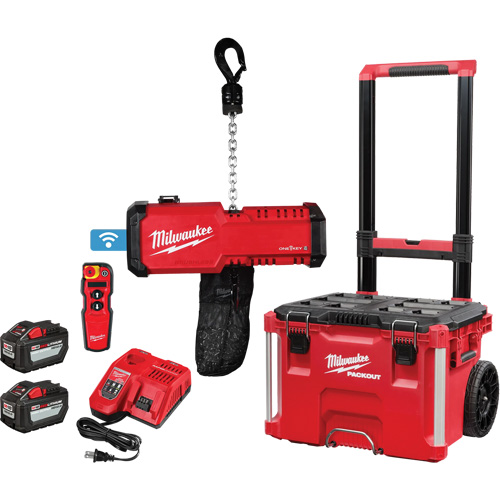 Palan compact &agrave; chaîne 1 tonne M18 avec ONE-KEY, Capacit&eacute; 2204 lb (1 tonnes) Meunier Outillage Industriel