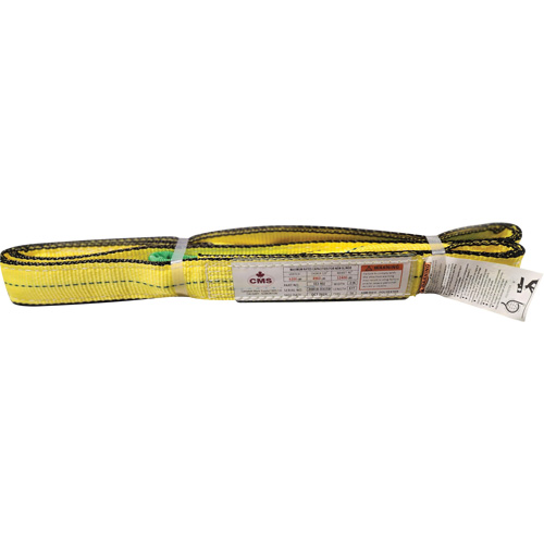 &eacute;lingue en sangle de polyester, Pli Double, Oeillets renvers&eacute;s, Type 4, 2" la x 8' lo, Capacit&eacute; verticale 6400 lb Meunier Outillage Industriel