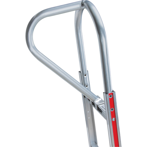 Knocked Down Hand Truck, P-Handle Handle, Aluminum, 52" Height, 500 lbs. Capacity Meunier Outillage Industriel