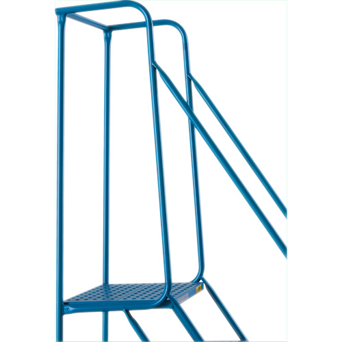 Escabeau roulant certifi&eacute; CSA avec marche verrouillable, 8 marches, Largeur de la marche 30", Hauteur de la plateforme 72", Acier Meunier Outillage Industriel