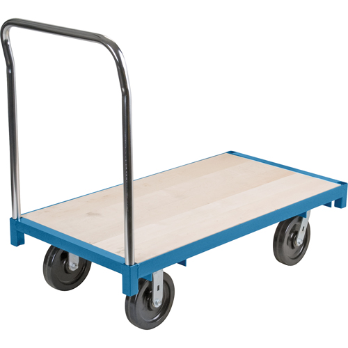 Heavy-Duty Platform Truck, 48" L x 30" W, 2500 lbs. Capacity, Nylon Casters Meunier Outillage Industriel