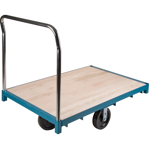 Heavy-Duty Platform Truck, 48" L x 30" W, 2500 lbs. Capacity, Nylon Casters Meunier Outillage Industriel