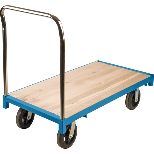 Heavy-Duty Platform Truck, 48" L x 24" W, 2000 lbs. Capacity, Rubber Casters Meunier Outillage Industriel