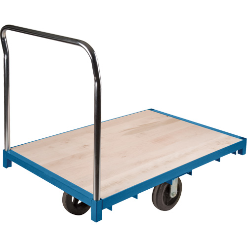 Heavy-Duty Platform Truck, 48" L x 24" W, 2000 lbs. Capacity, Rubber Casters Meunier Outillage Industriel