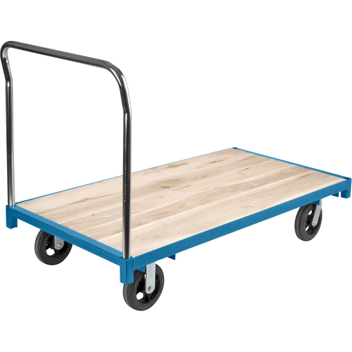Heavy-Duty Platform Truck, 60" L x 30" W, 2000 lbs. Capacity, Rubber Casters Meunier Outillage Industriel
