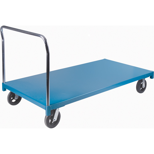 Heavy-Duty Platform Truck, 72" L x 36" W, 2000 lbs. Capacity, Rubber Casters Meunier Outillage Industriel