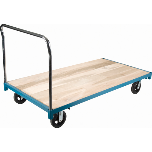 Heavy-Duty Platform Truck, 96" L x 48" W, 2000 lbs. Capacity, Rubber Casters Meunier Outillage Industriel
