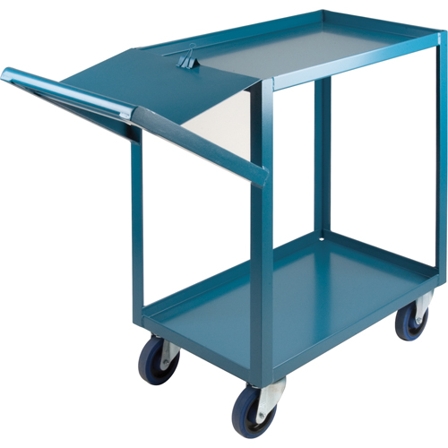 Order Picking Carts, 36" H x 18" W x 46" D, 2 Shelves, 1200 lbs. Capacity Meunier Outillage Industriel