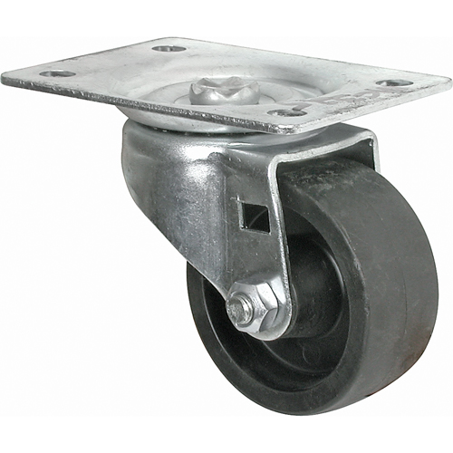Light-Duty Caster, Swivel, 2-1/2" (63.5 mm), Polyolefin, 200 lbs. (91 kg.) Meunier Outillage Industriel