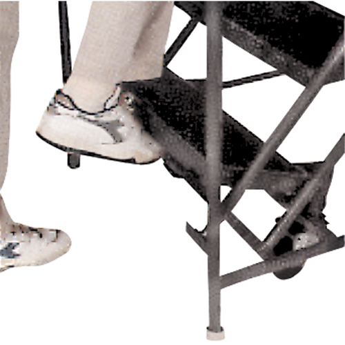 Slope Rolling Ladder, 9 Steps, Anti-Skid, 50° Incline, 90" High Meunier Outillage Industriel