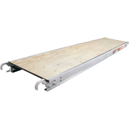 Plateformes de travail - Plancher en contreplaqu&eacute;, Bois, 7' lo x 19" la Meunier Outillage Industriel