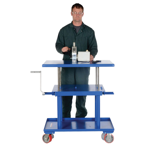 Table &eacute;l&eacute;vatrice hydraulique, 24" lo x 36" la, Acier, Capacit&eacute; 2000 lb Meunier Outillage Industriel