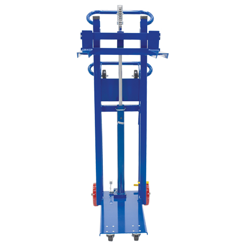 Empileur &agrave; plateforme, M&eacute;canisme Pompe au pied, Capacit&eacute; de 750 lb, Levage max de 52" Meunier Outillage Industriel
