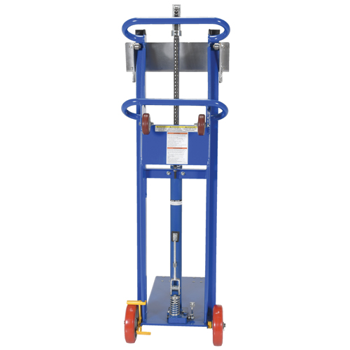 Gerbeur &agrave; plateforme hydraulique, M&eacute;canisme Pompe au pied, Capacit&eacute; de 750 lb, Levage max de 52" Meunier Outillage Industriel