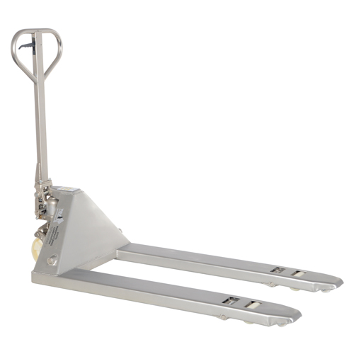 Pallet Truck, Stainless Steel, 48" L x 27" W, 5500 lbs. Capacity Meunier Outillage Industriel