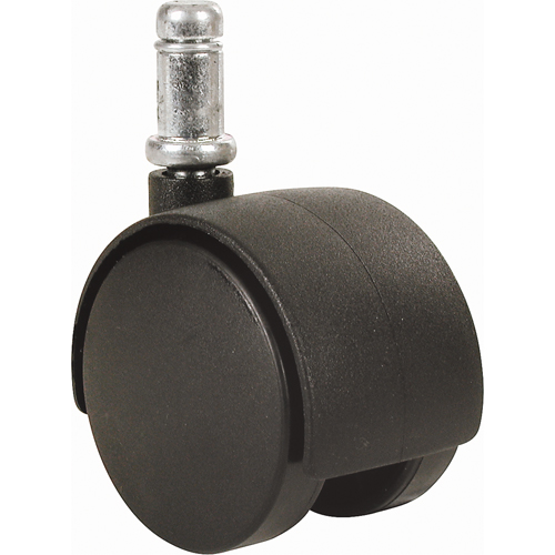 Twin Wheel Caster (300/400 Series), Swivel, 2" (51 mm) Dia., 75 lbs. (34 kg.) Capacity Meunier Outillage Industriel