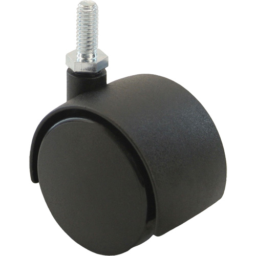 Twin Wheel Caster (300/400 Series), Swivel, 2" (51 mm) Dia., 75 lbs. (34 kg.) Capacity Meunier Outillage Industriel