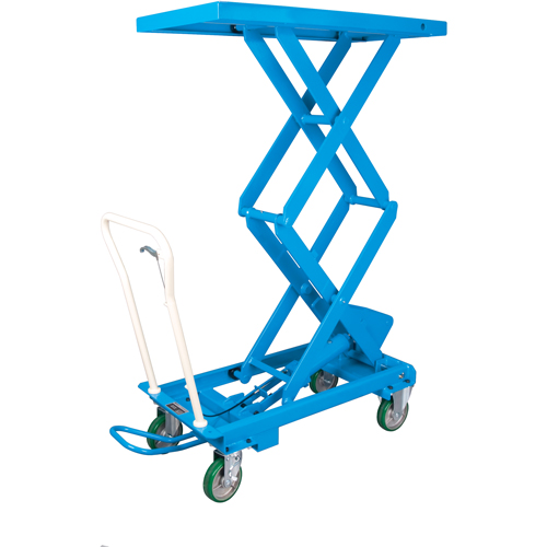 Scissor Lift Tables, 20-1/2" L x 39-3/4" W, Steel, 660 lbs. Capacity Meunier Outillage Industriel