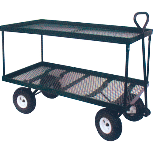 Double Deck Wagon, 24" W x 48" L, 600 lbs. Capacity Meunier Outillage Industriel