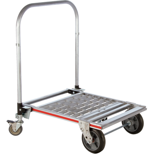 Four Wheel Folding Platform Truck, Aluminum, 750 lbs., 31" L x 23-1/4" W, 39" High Meunier Outillage Industriel