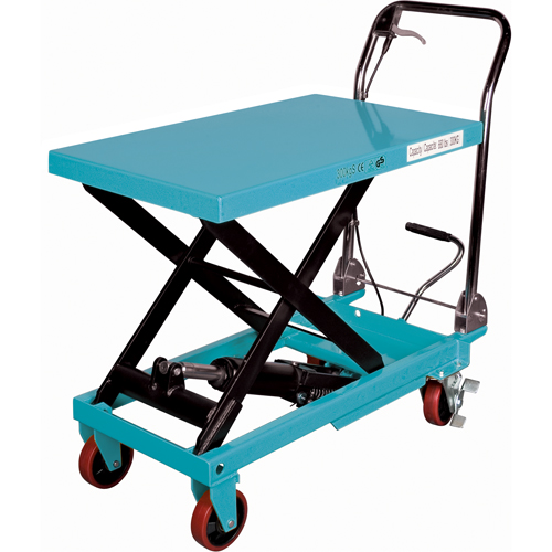 Heavy-Duty Hydraulic Scissor Lift Table, 32" L x 19-3/4" W, Steel, 1100 lbs. Capacity Meunier Outillage Industriel
