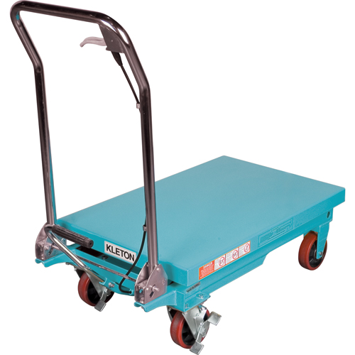 Heavy-Duty Hydraulic Scissor Lift Table, 32" L x 19-3/4" W, Steel, 660 lbs. Capacity Meunier Outillage Industriel