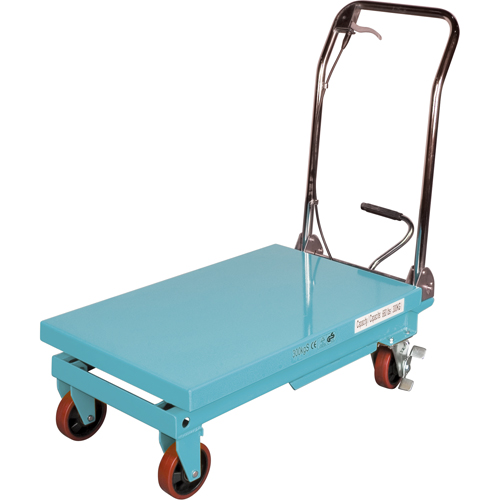 Heavy-Duty Hydraulic Scissor Lift Table, 32" L x 19-3/4" W, Steel, 660 lbs. Capacity Meunier Outillage Industriel