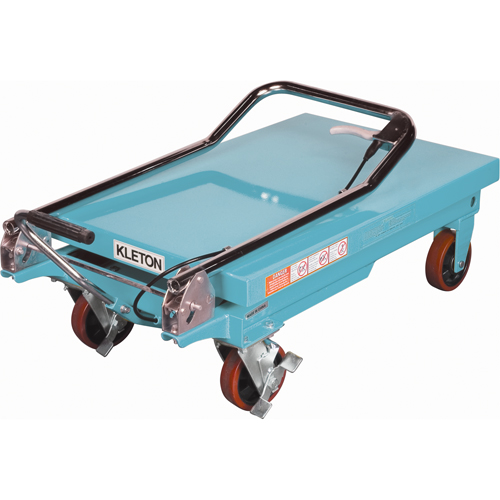 Heavy-Duty Hydraulic Scissor Lift Table, 32" L x 19-3/4" W, Steel, 660 lbs. Capacity Meunier Outillage Industriel