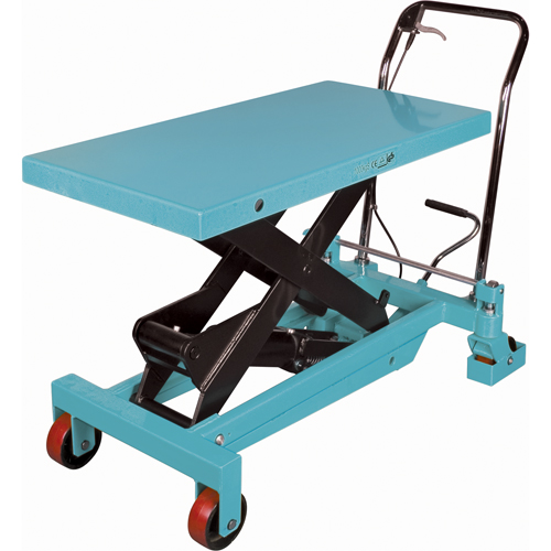 Heavy-Duty Hydraulic Scissor Lift Table, 40" L x 20-1/8" W, Steel, 2200 lbs. Capacity Meunier Outillage Industriel