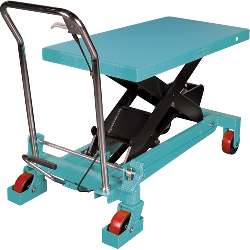 Heavy-Duty Hydraulic Scissor Lift Table, 40" L x 20-1/8" W, Steel, 2200 lbs. Capacity Meunier Outillage Industriel