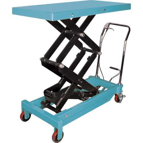 Heavy-Duty Hydraulic Scissor Lift Table, 48" L x 24" W, Steel, 1545 lbs. Capacity Meunier Outillage Industriel