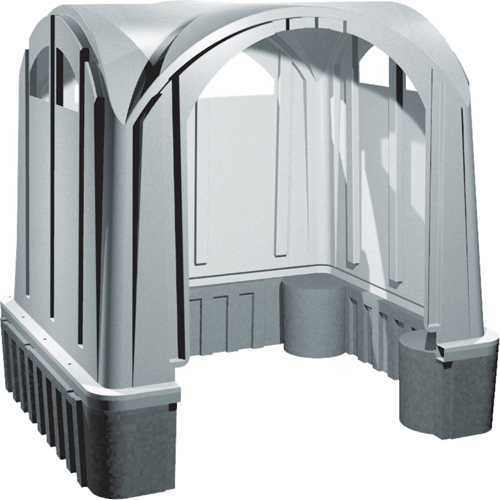 Abris en poly pour l'ext&eacute;rieur, 3 murs, 7' lo x 6' la x 7' h Meunier Outillage Industriel