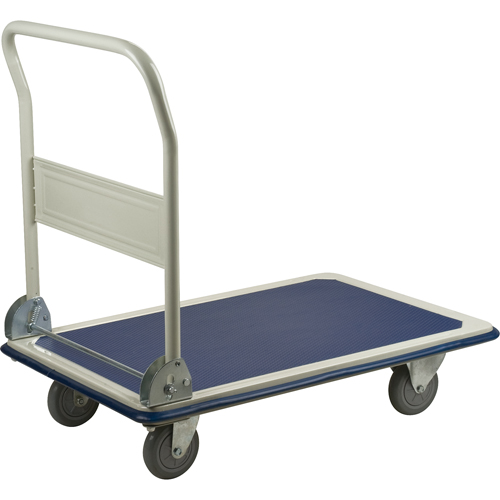 Folding Handle Platform Trucks, Steel, 400 lbs., 29" L x 19" W, 33" High Meunier Outillage Industriel